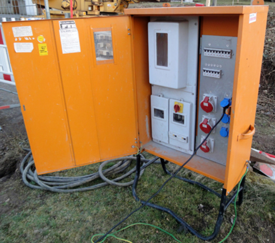 Baustromkasten bei CR Elektroanlagen in Starnberg