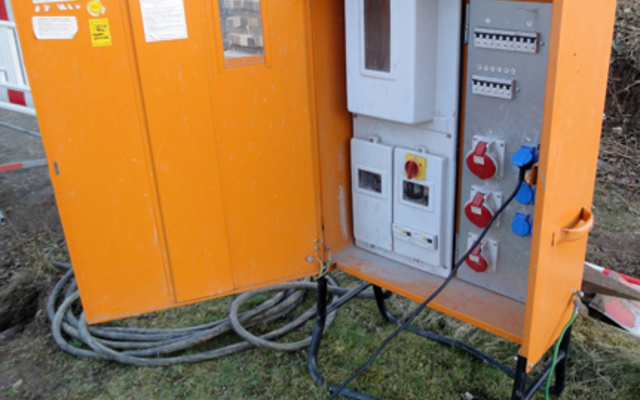Baustrom bei CR Elektroanlagen in Starnberg
