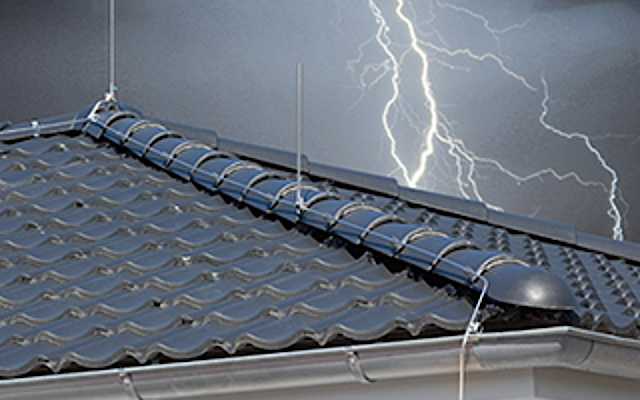 Äußerer Blitzschutz bei CR Elektroanlagen in Starnberg