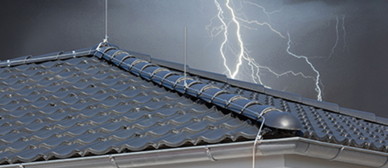 Äußerer Blitzschutz bei CR Elektroanlagen in Starnberg