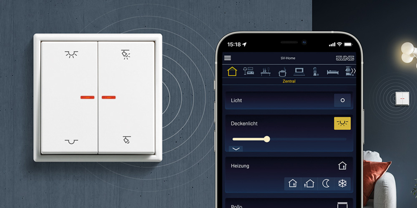 KNX RF Taster bei CR Elektroanlagen in Starnberg